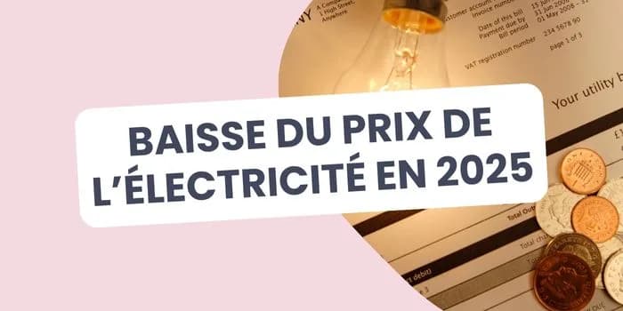 baisse du prix électricité 2025