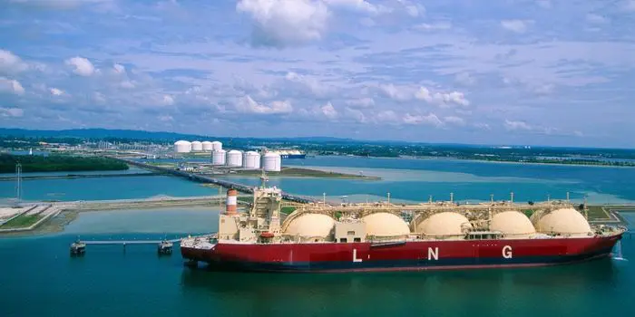 baisse des exportations de GNL russe vers l'Europe
